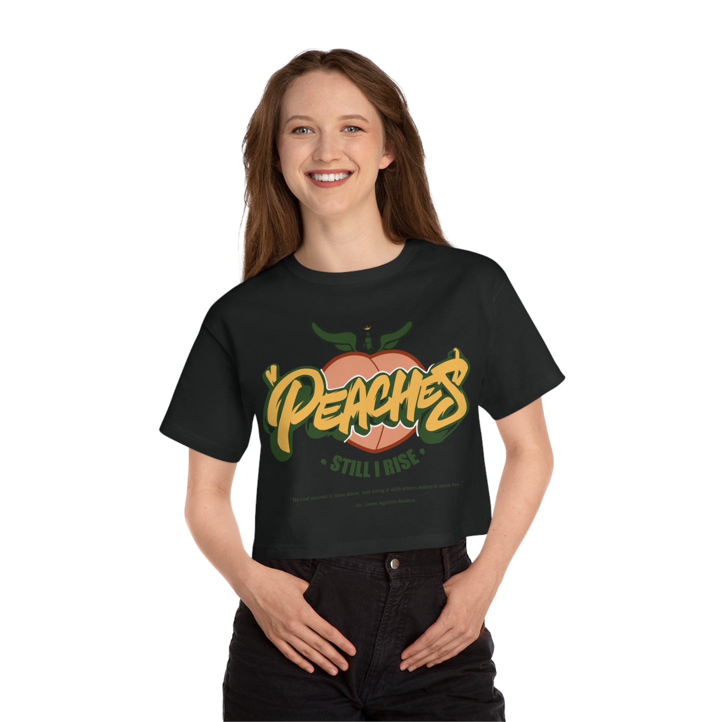 “Peaches: Still I Rise” Cropped Heritage Tee