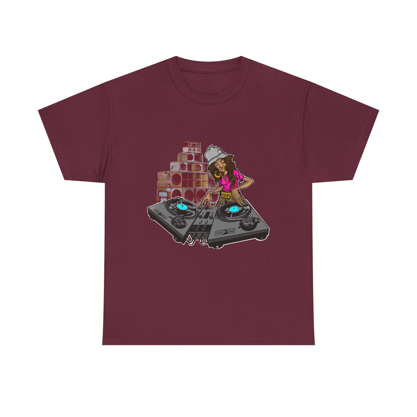 “Spin Like a Queen” DJ Tee – YAS Queen Exclusive