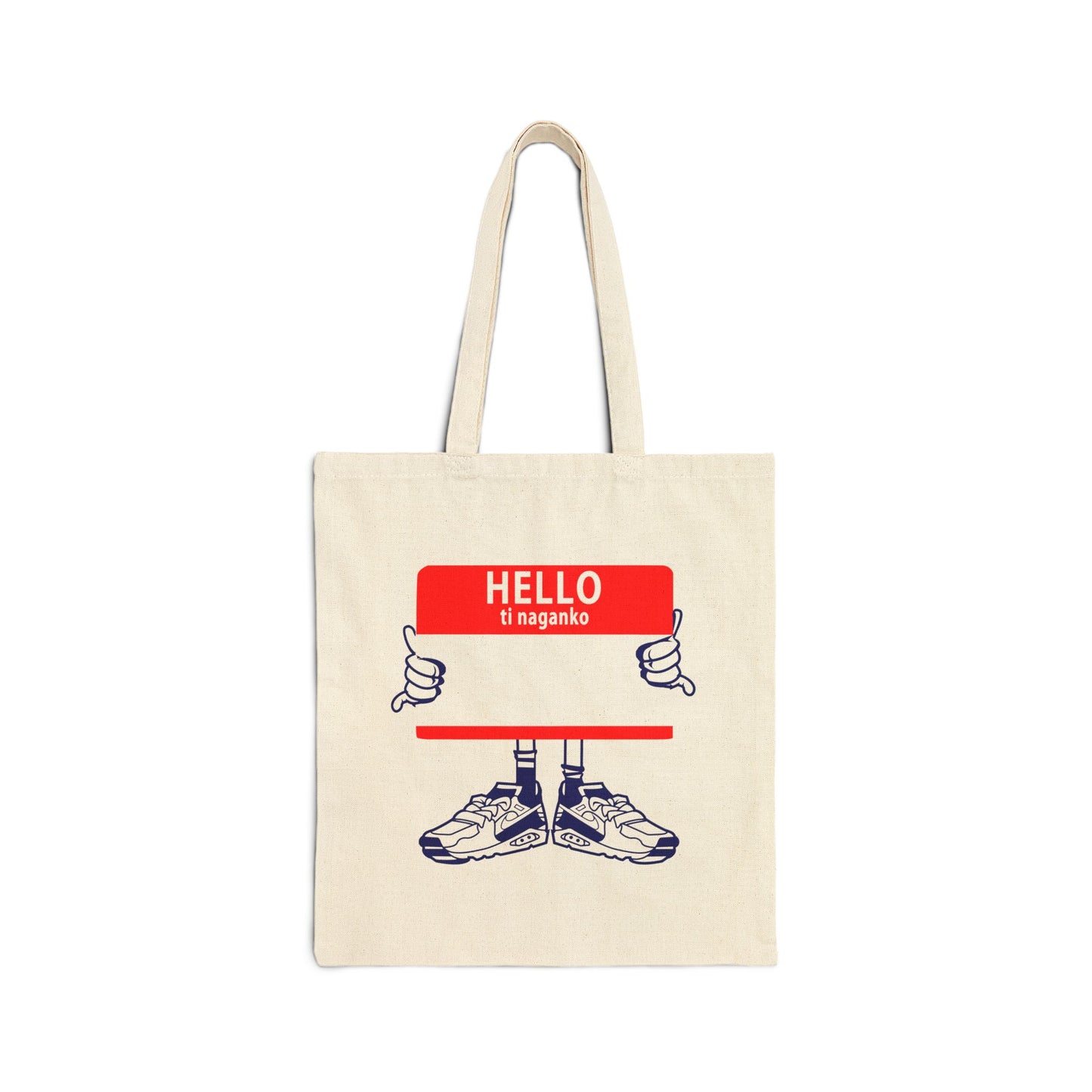 “Hello, Ti Naganko” Canvas Tote (Ilocano – Customizable)