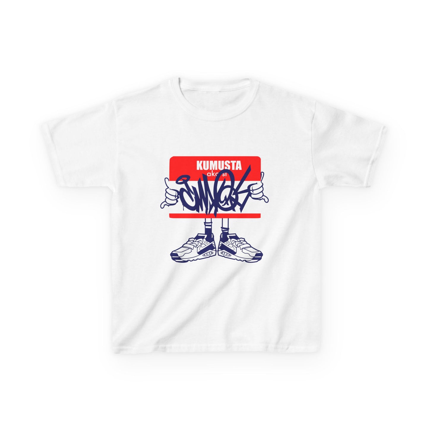 “Kumusta, Ako Si...” Graffiti Tag Kids Tee