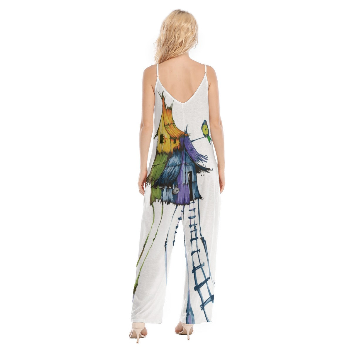 Bahay Kubo Chic: Cami Jumpsuit with Cultural Flair