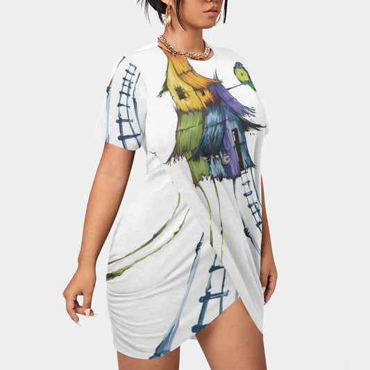 Bahay Kubo Stacked Dress (Plus Size)