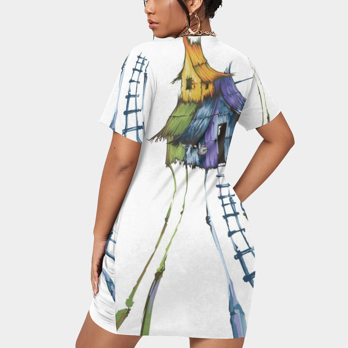 Bahay Kubo Stacked Dress (Plus Size)