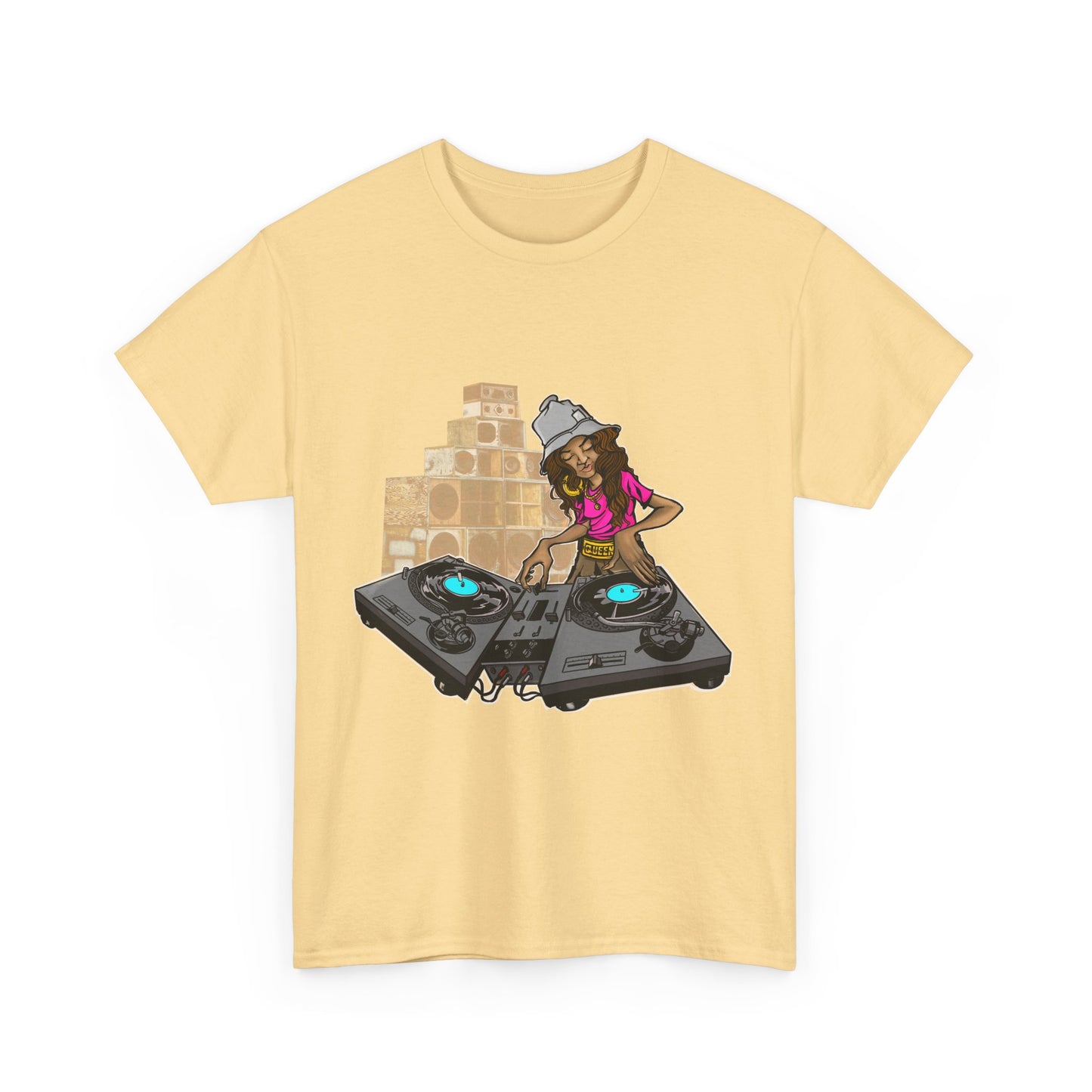 “Spin Like a Queen” DJ Tee – YAS Queen Exclusive
