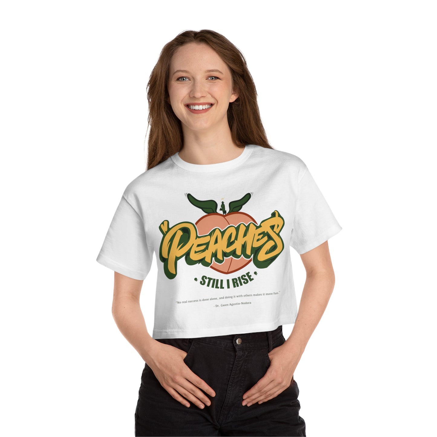 “Peaches: Still I Rise” Cropped Heritage Tee