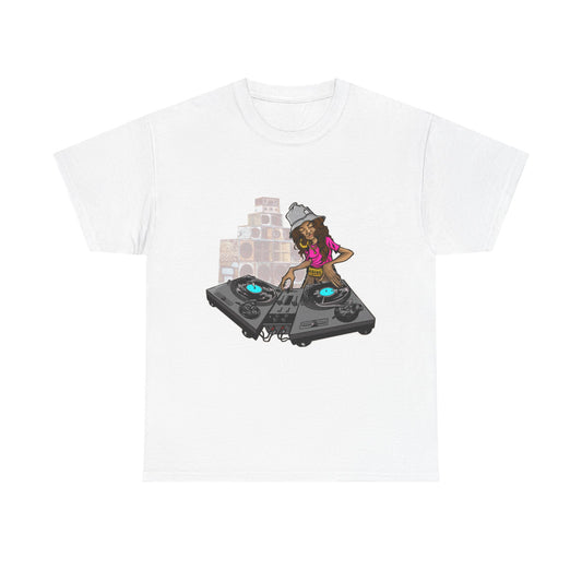 “Spin Like a Queen” DJ Tee – YAS Queen Exclusive