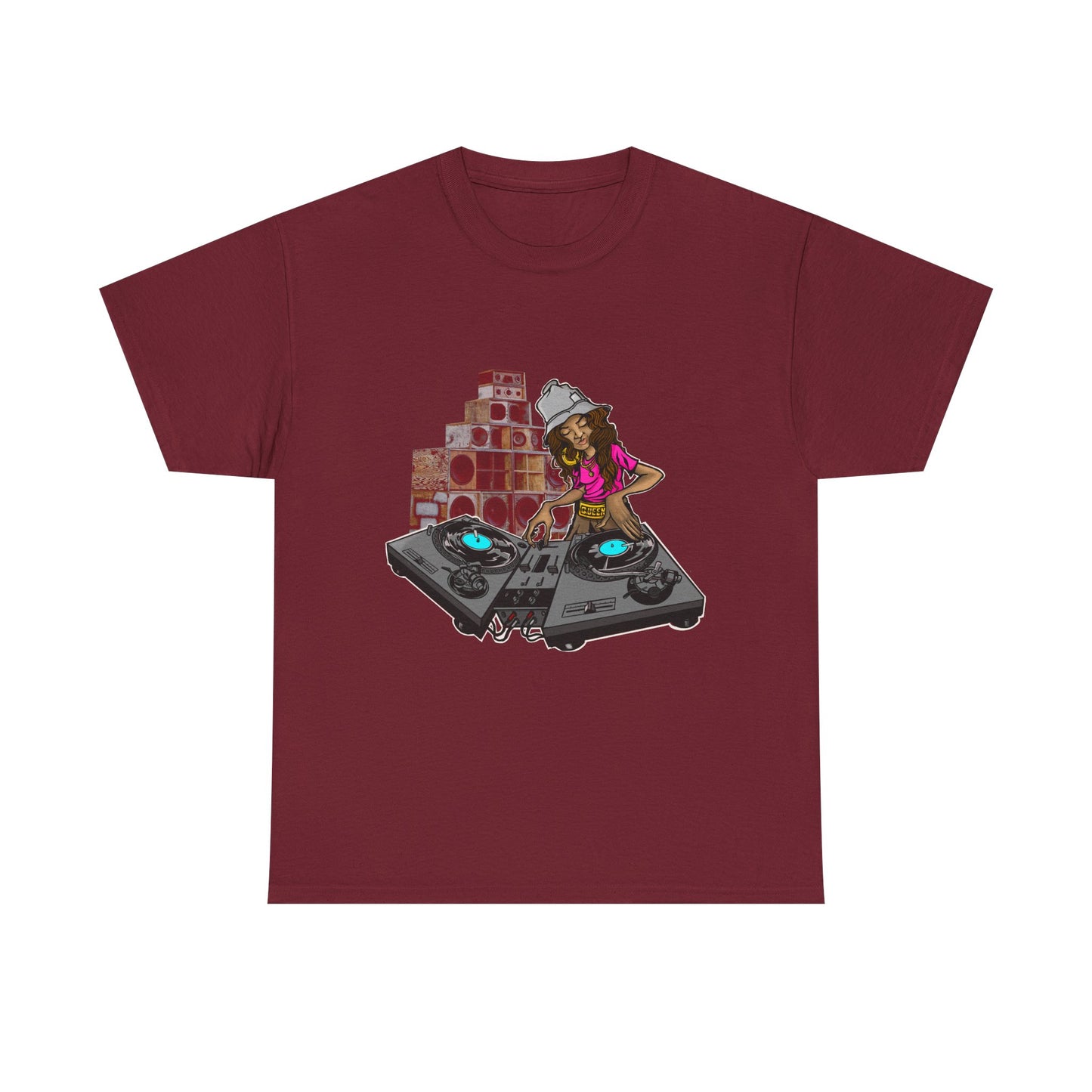 “Spin Like a Queen” DJ Tee – YAS Queen Exclusive