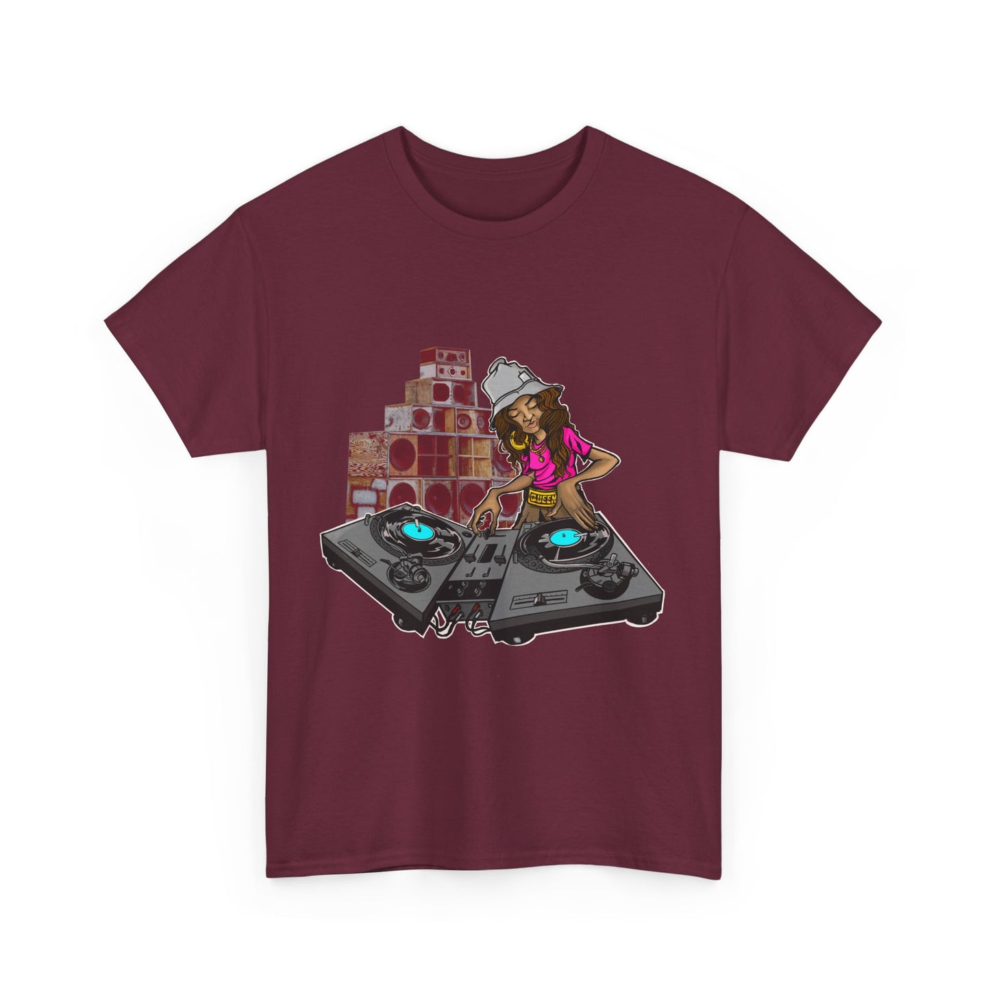“Spin Like a Queen” DJ Tee – YAS Queen Exclusive