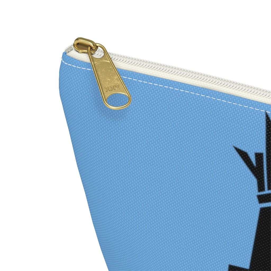 BLUE Young Queen Accessory Pouch w T-bottom