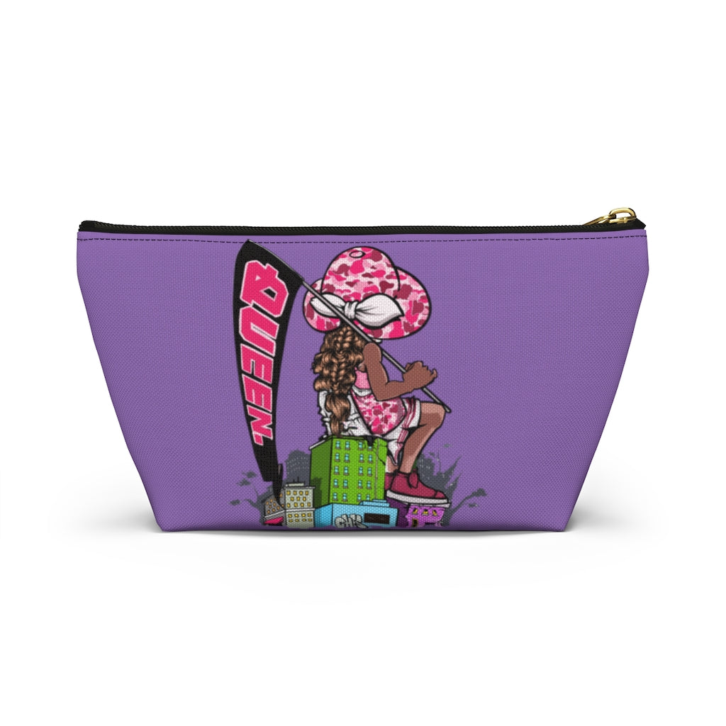 PURPLE Young Queen Accessory Pouch w T-bottom