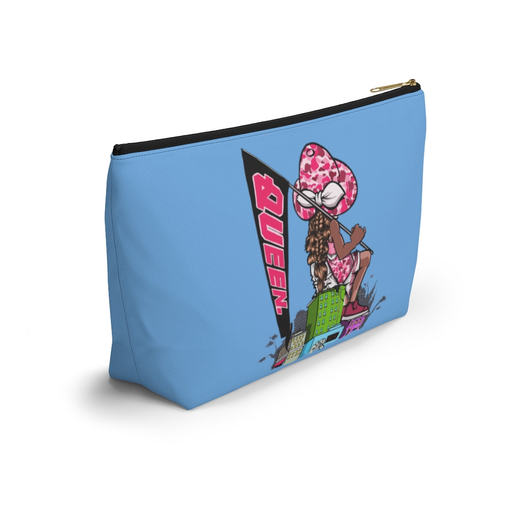 BLUE Young Queen Accessory Pouch w T-bottom