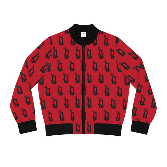 Brown Skin Ladies (RED) Bomber Jacket