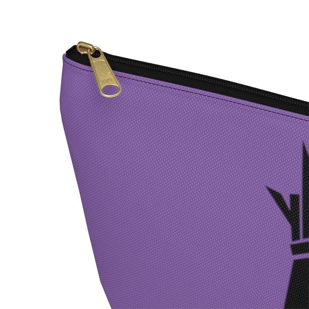 PURPLE Young Queen Accessory Pouch w T-bottom