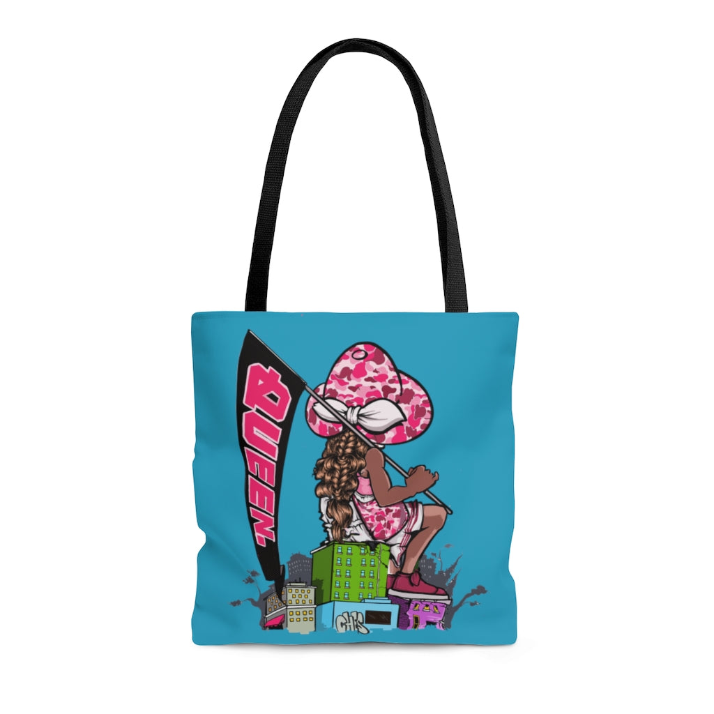 Young Queen (Turquoise) Tote Bag