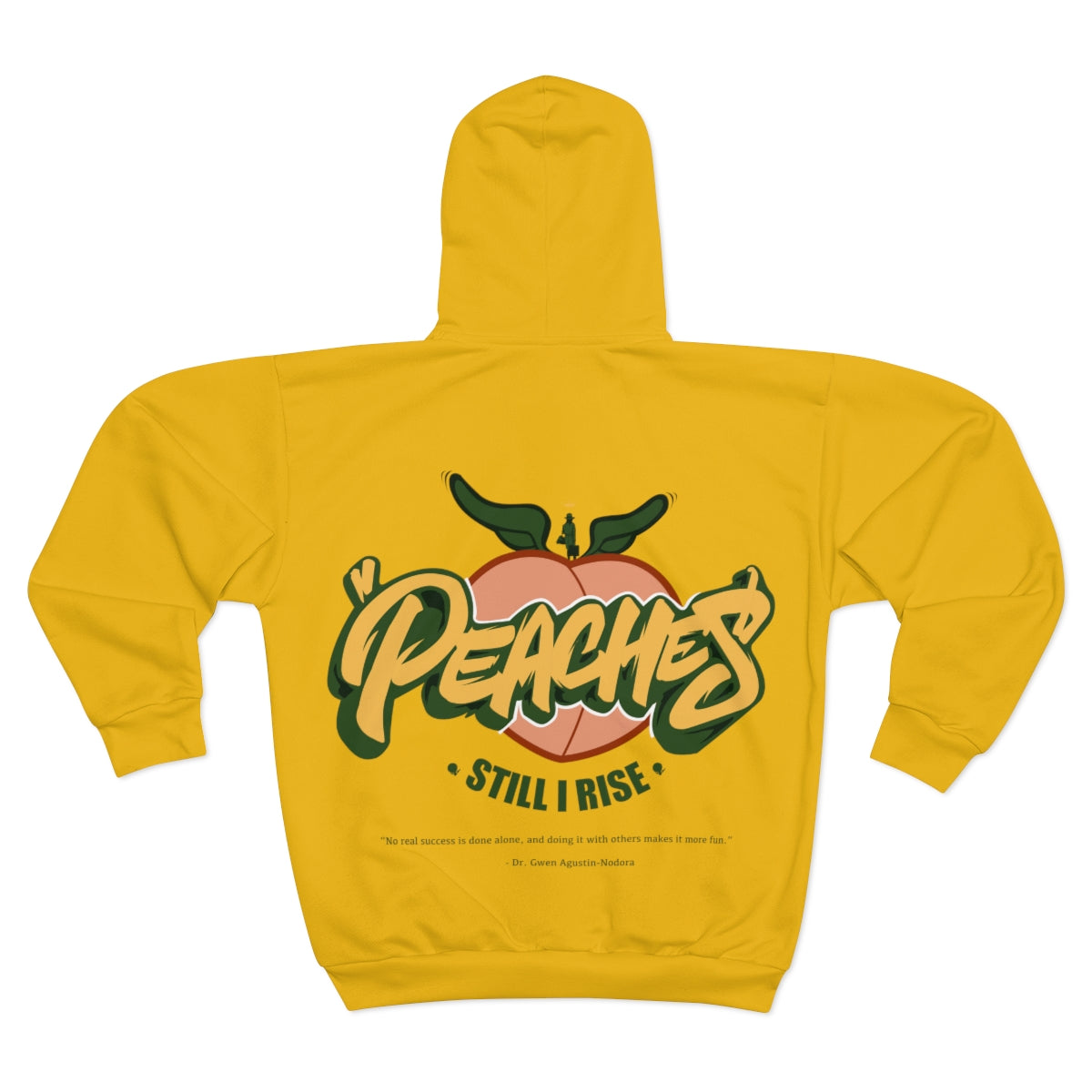 Still I Rise 'Peaches' (Yellow) Unisex Zip Hoodie