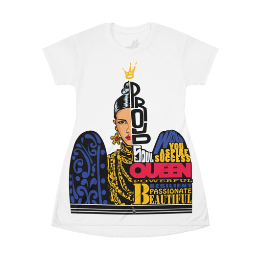 Proud Queen T-Shirt Dress