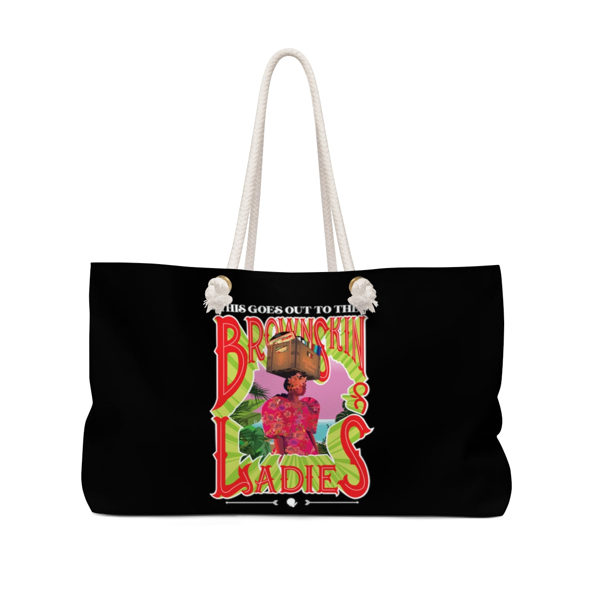 Brown Skin Ladies (Black) Weekender Bag