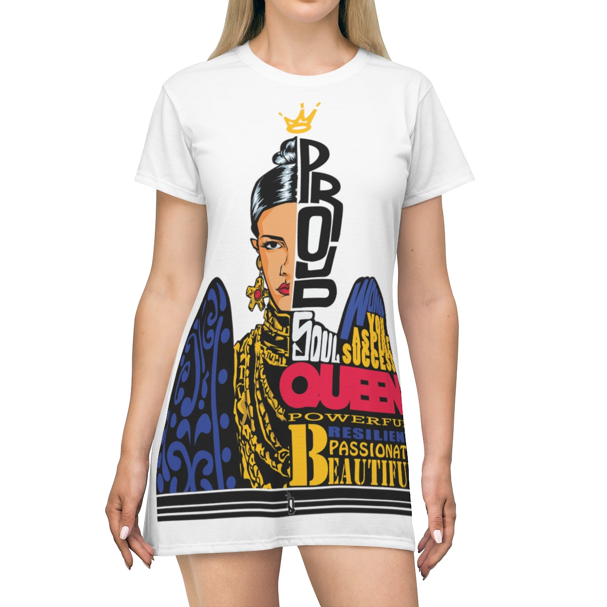 Proud Queen T-Shirt Dress