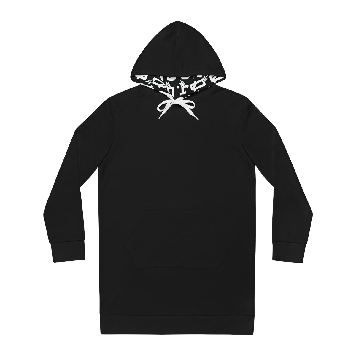 Black Brown Skin Ladies Hoodie Dress