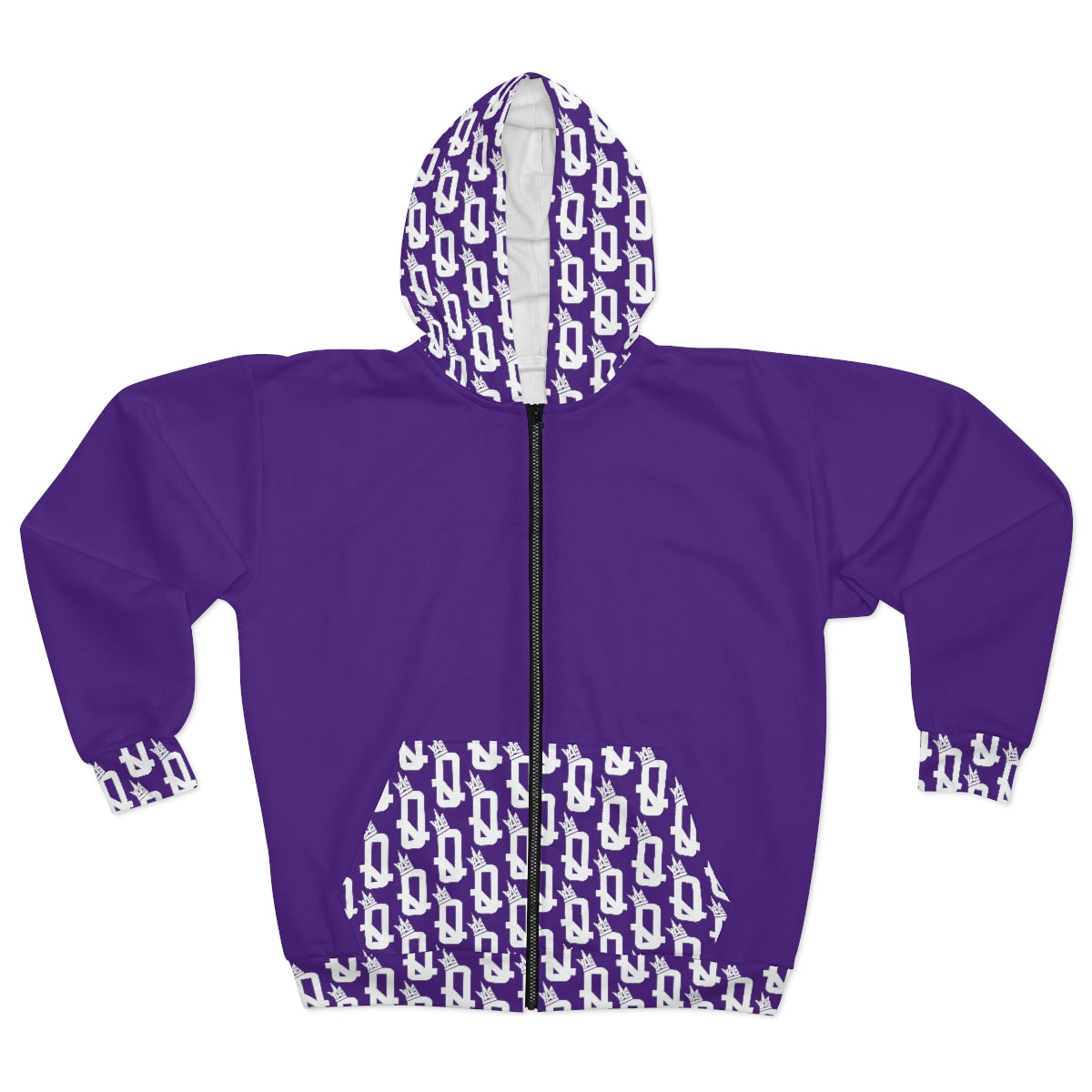 Still I Rise 'Peaches' (Purple) Unisex Zip Hoodie