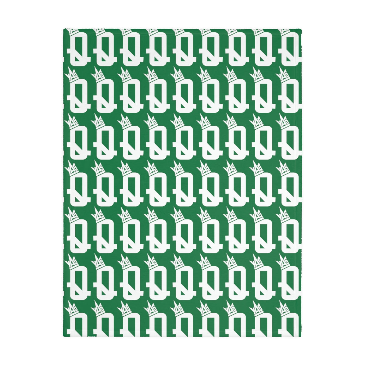 Green Brown Skin Ladies Velveteen Minky Blanket (Two-sided print)
