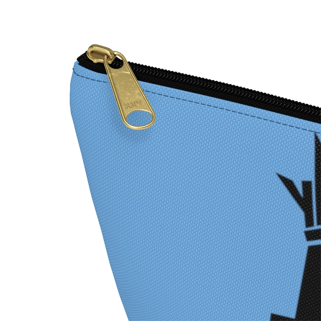 BLUE Young Queen Accessory Pouch w T-bottom