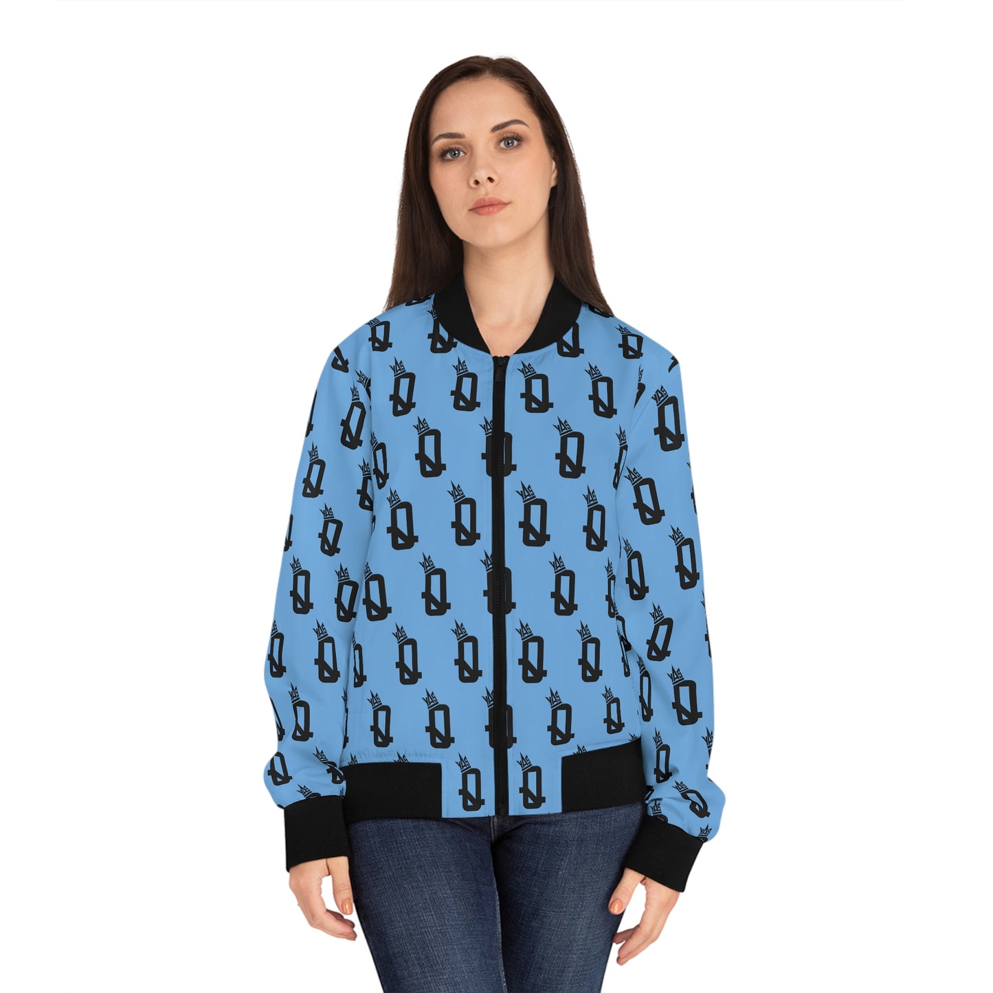 Proud Queen (Baby Blue) Bomber Jacket