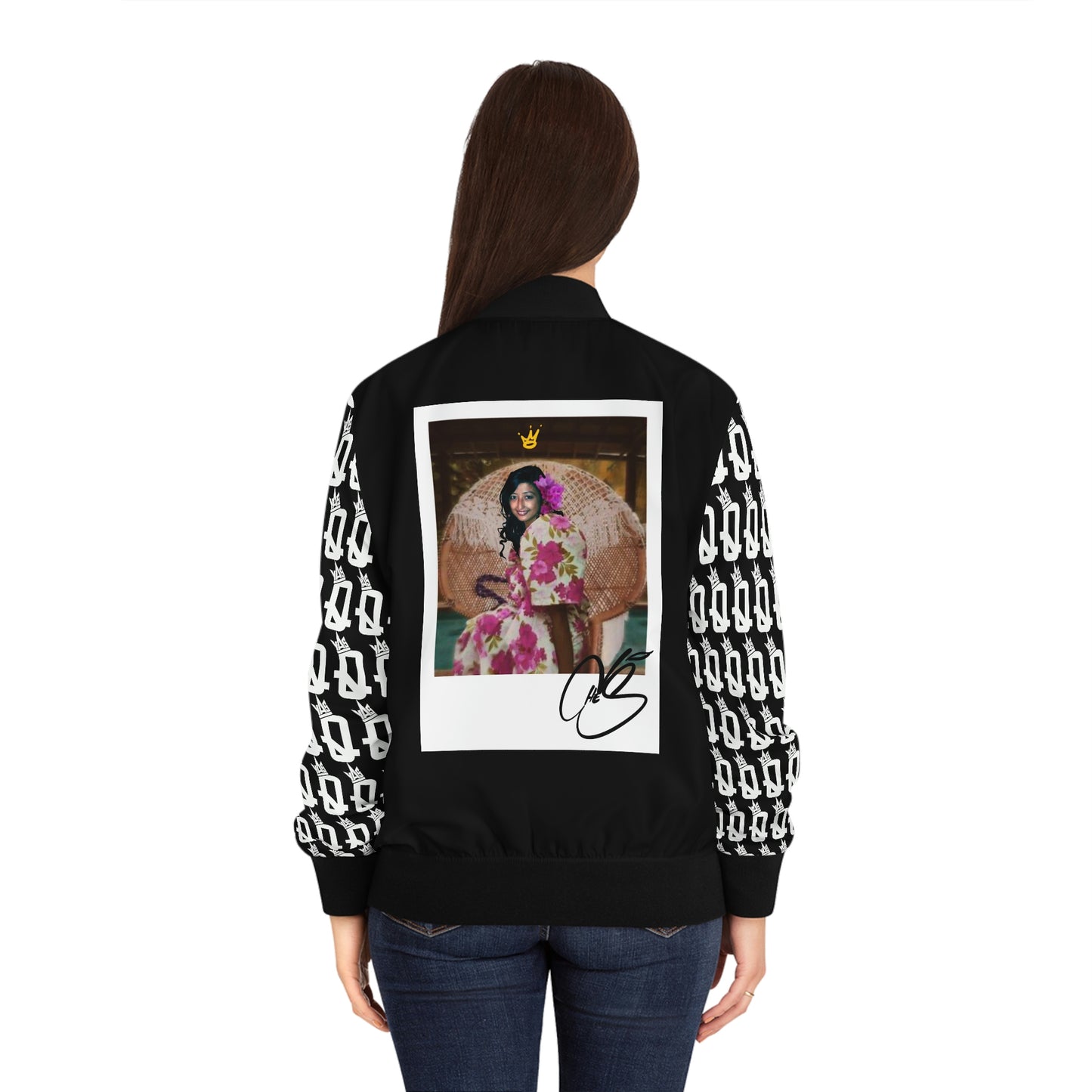 Queen Ches (Black) Bomber Jacket