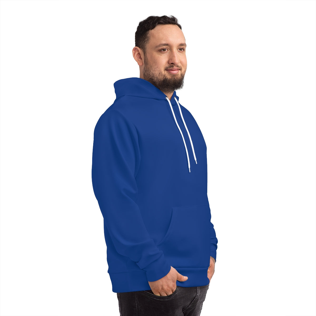 Brown Skin Ladies Blue Pullover Hoodie