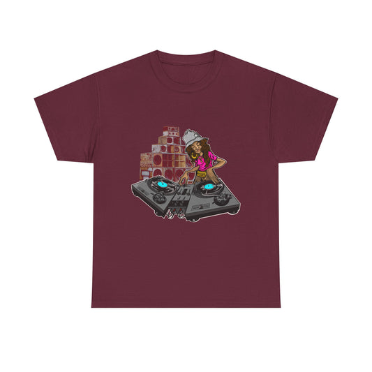 “Spin Like a Queen” DJ Tee – YAS Queen Exclusive