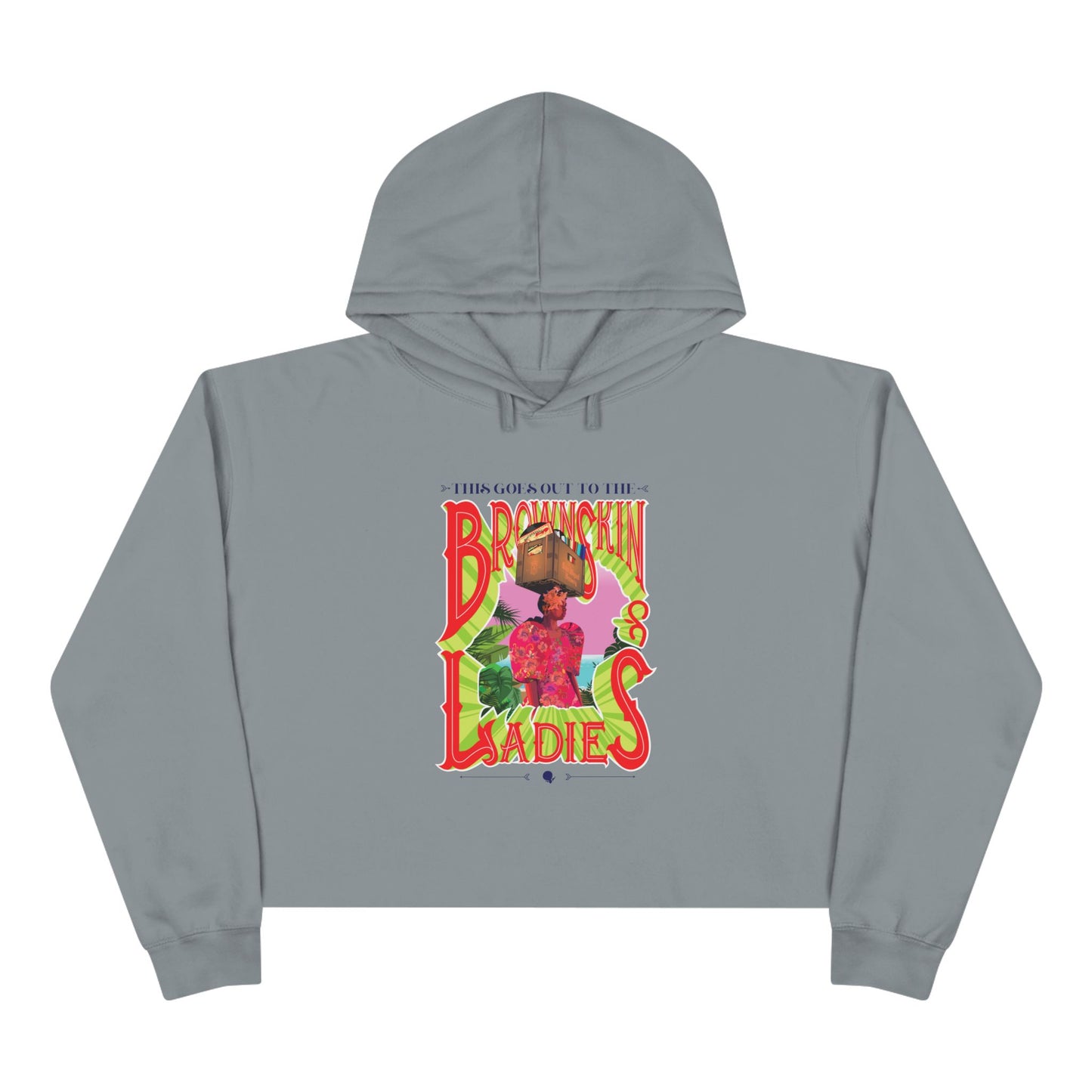 "Islander Pride" Crop Hoodie