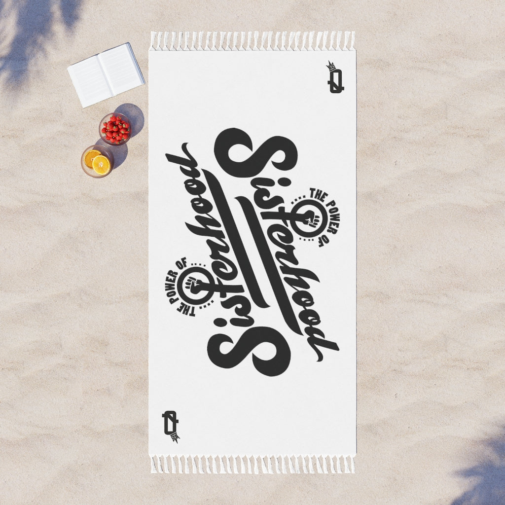 The Power of Sisterhood Boho Beach Blanket