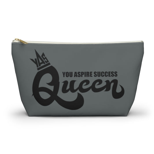 Proud Queen (Grey) Accessory Pouch w T-bottom
