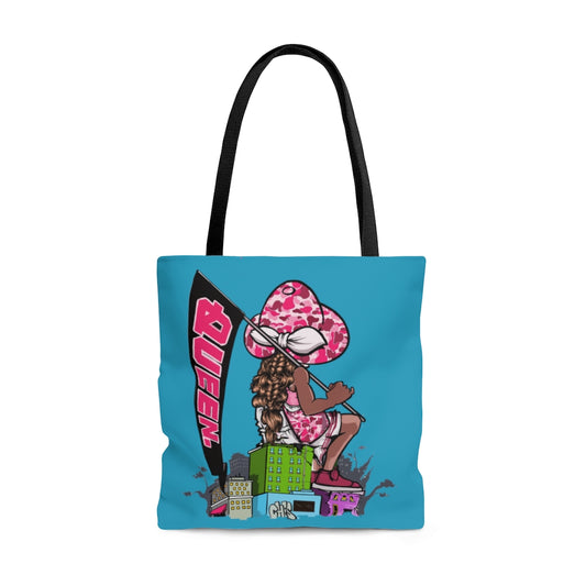 Young Queen (Turquoise) Tote Bag