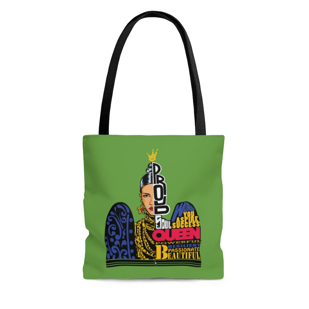 Proud Queen (Green) Tote Bag