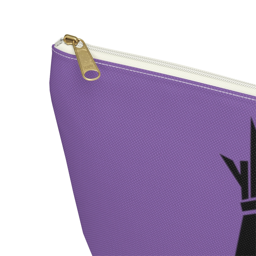 PURPLE Young Queen Accessory Pouch w T-bottom