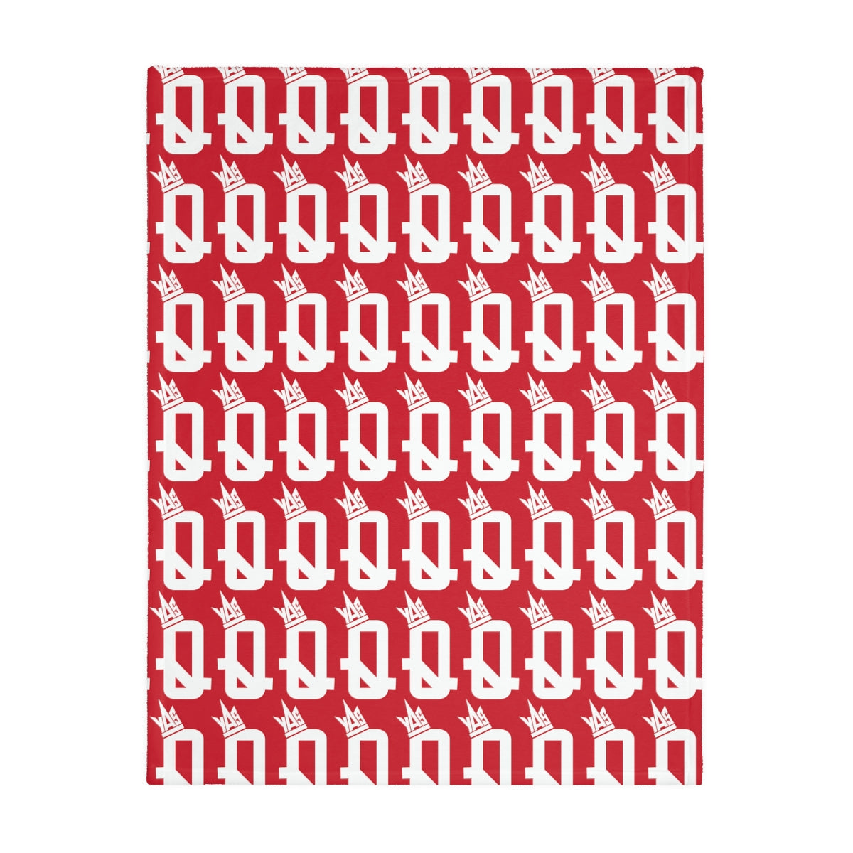 Red Brown Skin Ladies Velveteen Minky Blanket (Two-sided print)