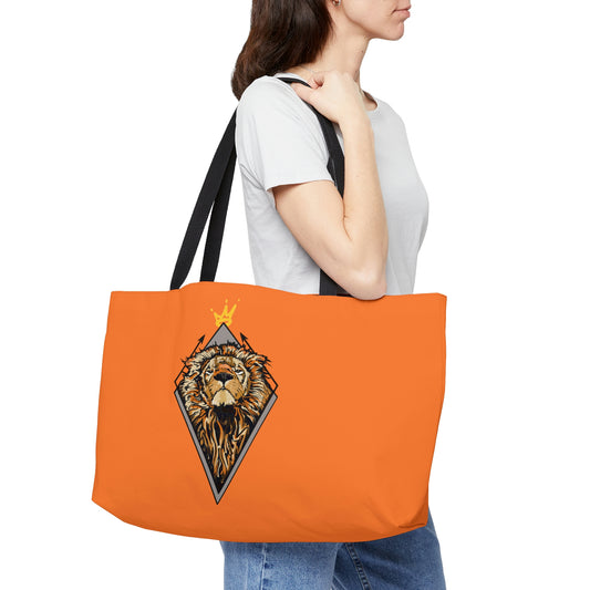 Roar in Style: Lion King Weekender Bag (Orange)
